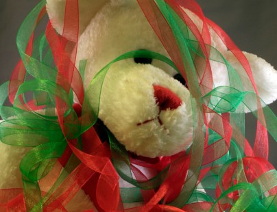 overwhelmed christmas bear sad lonely