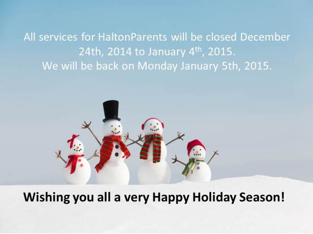 Holiday closure
