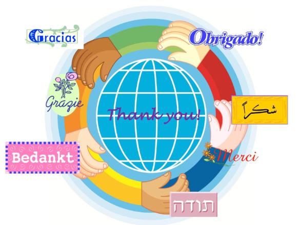 Thank you - Mulitlanguages