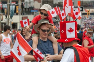Father and Son on Canada Day